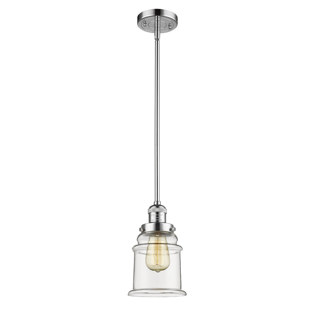 Innovations Franklin Restoration 201S-PC-G182-LED Pendant Light - Polished Chrome