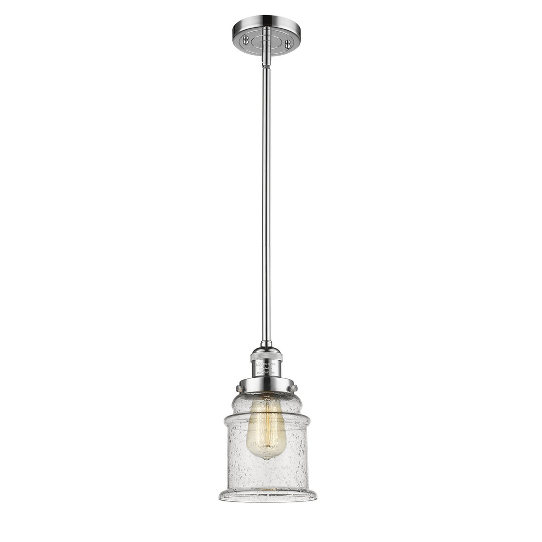 Innovations Franklin Restoration 201S-PC-G184 Pendant Light - Polished Chrome