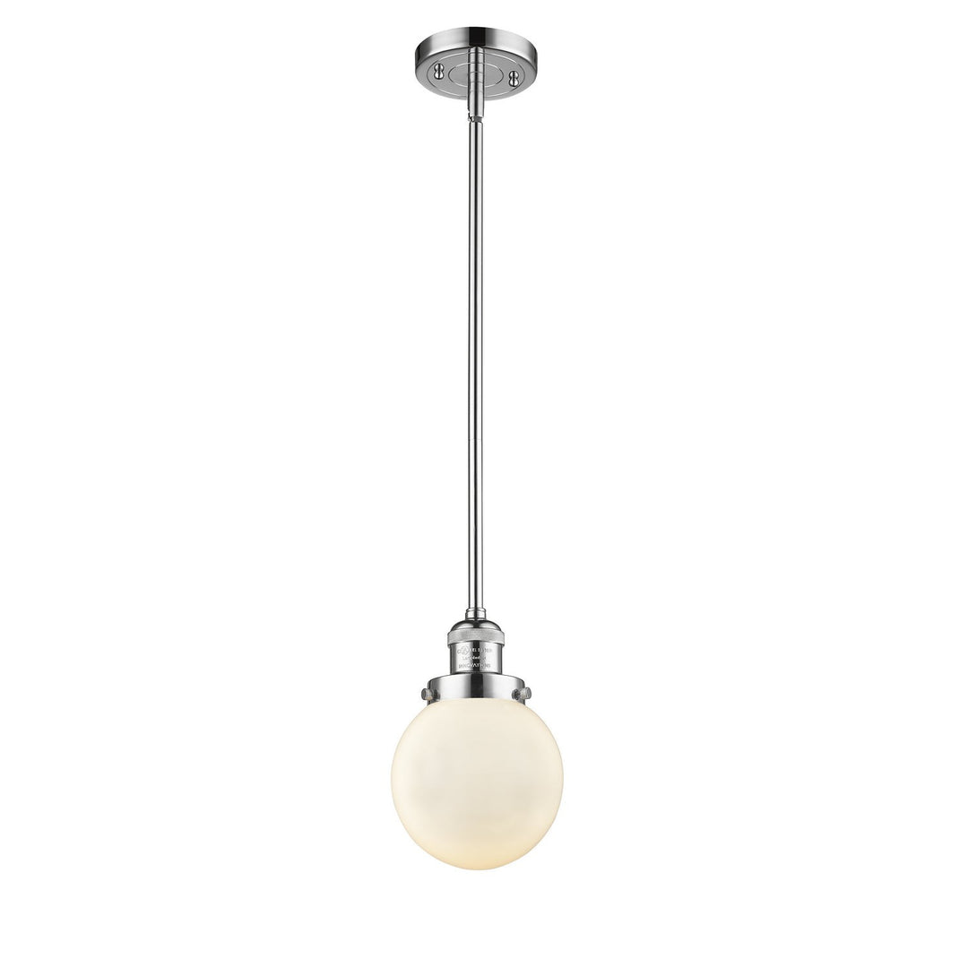 Innovations Franklin Restoration 201S-PC-G201-6 Pendant Light - Polished Chrome