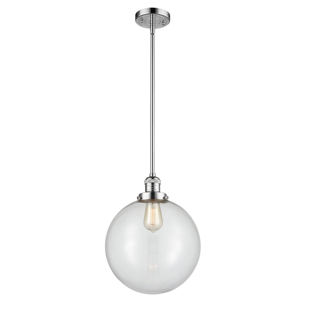 Innovations Franklin Restoration 201S-PC-G202-12 Pendant Light - Polished Chrome