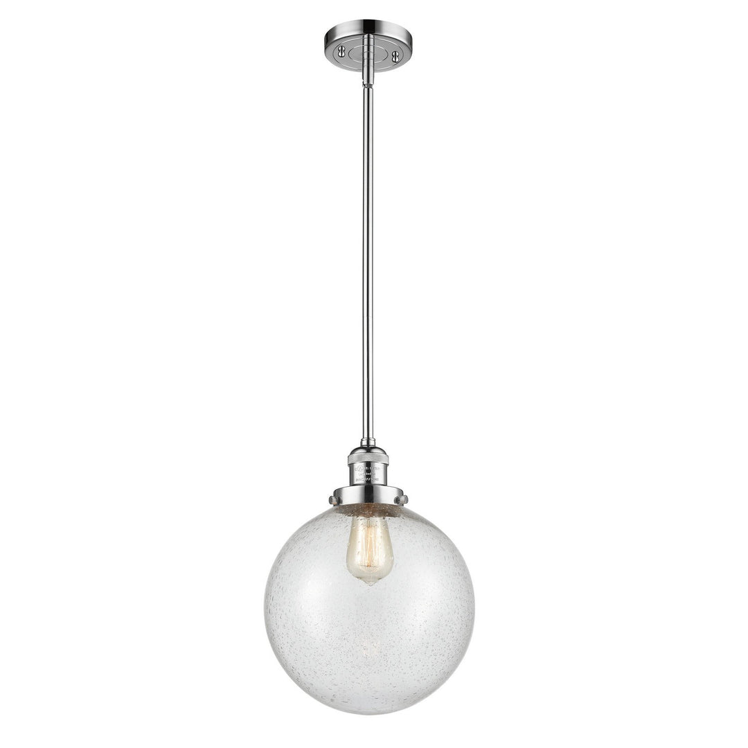 Innovations Franklin Restoration 201S-PC-G204-10 Pendant Light - Polished Chrome