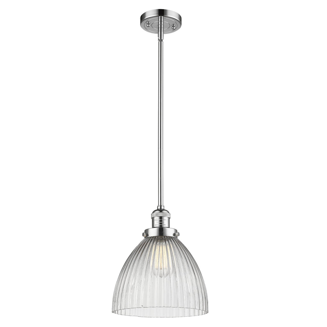 Innovations Franklin Restoration 201S-PC-G222-LED Pendant Light - Polished Chrome