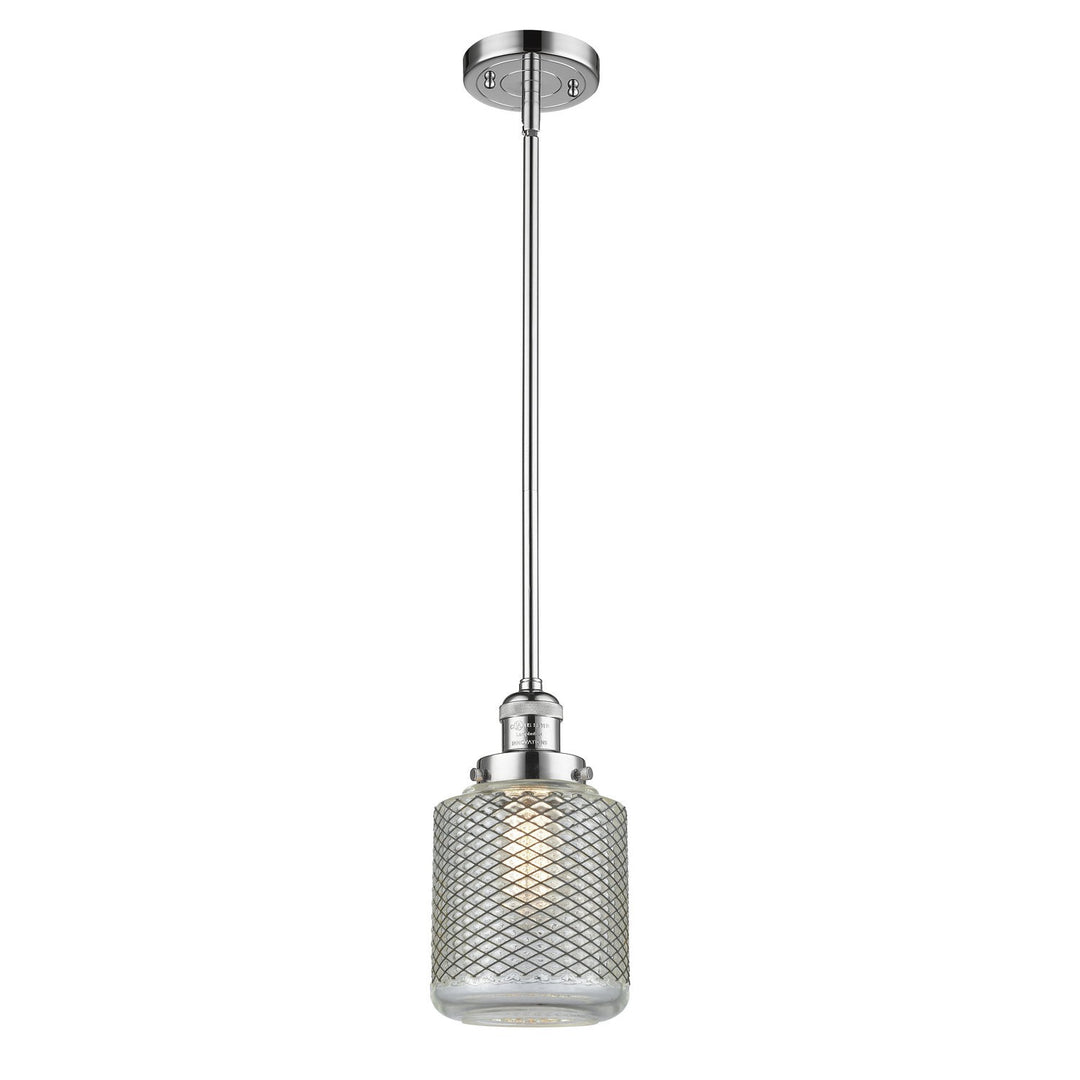 Innovations Franklin Restoration 201S-PC-G262 Pendant Light - Polished Chrome