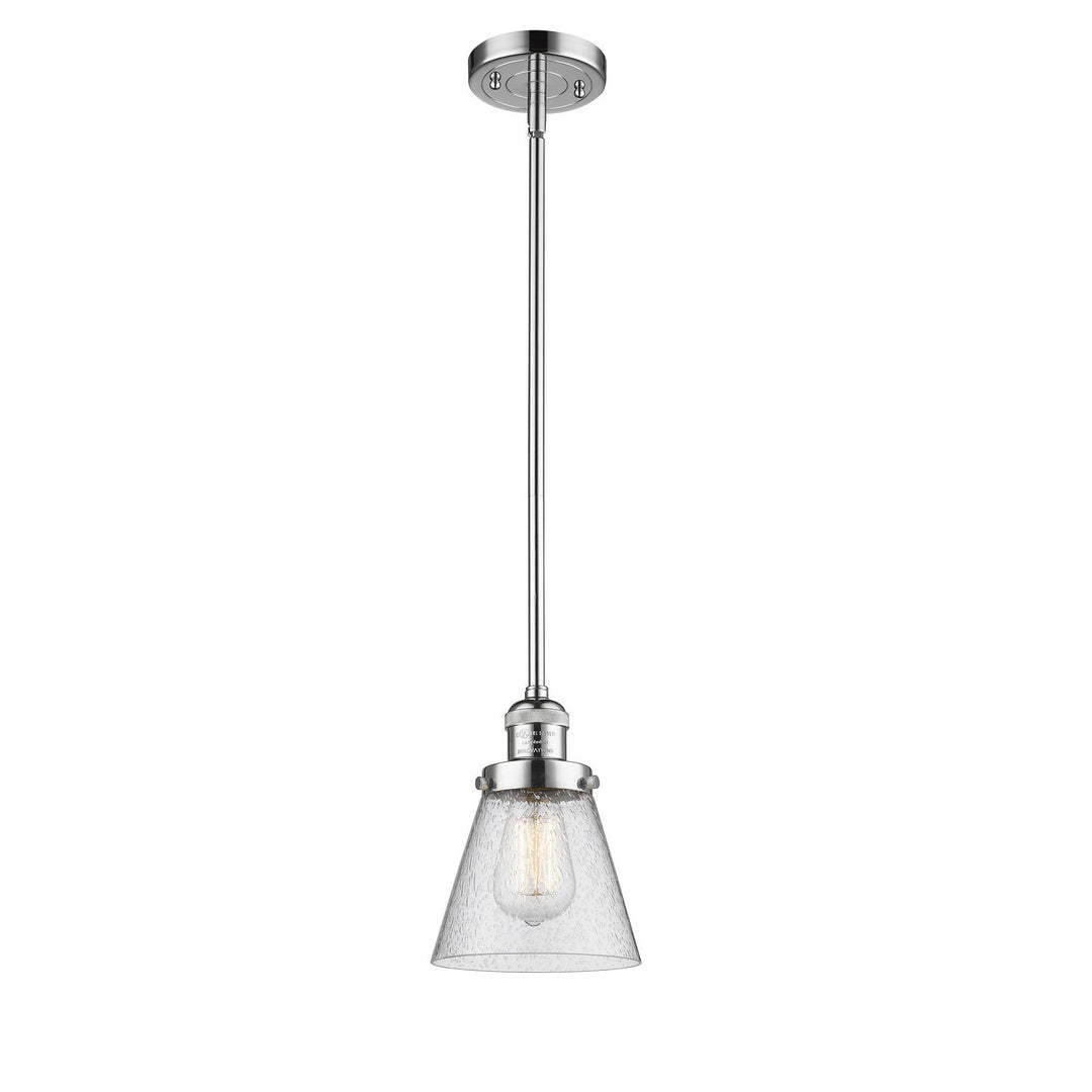 Innovations Franklin Restoration 201S-PC-G64 Pendant Light - Polished Chrome