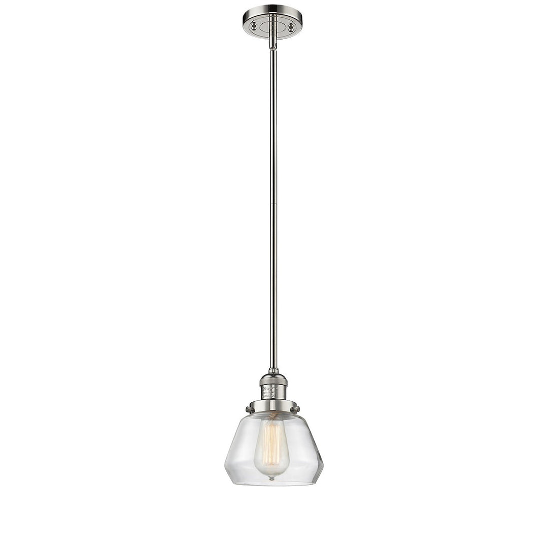 Innovations Franklin Restoration 201S-PN-G172-LED Pendant Light - Polished Nickel