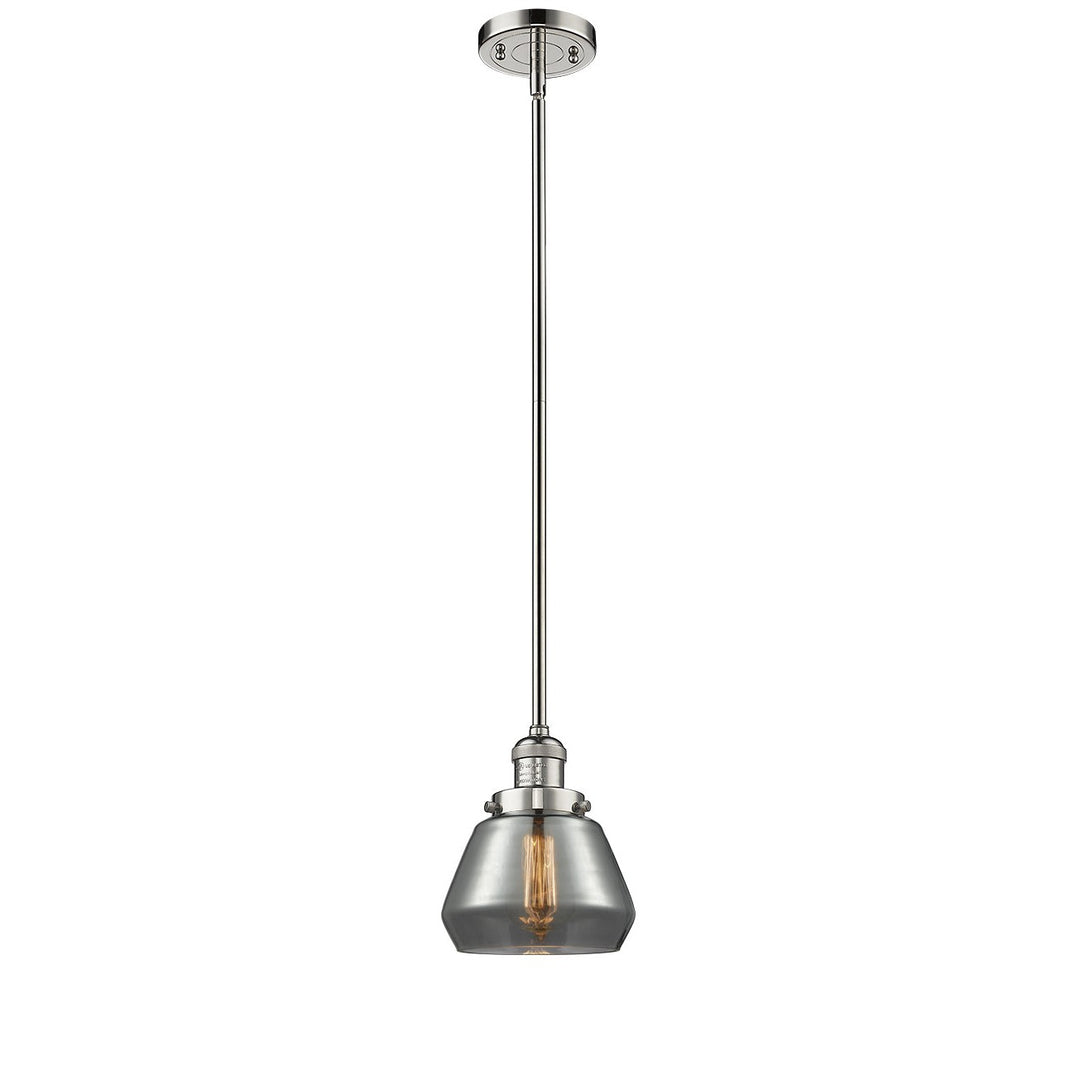 Innovations Franklin Restoration 201S-PN-G173-LED Pendant Light - Polished Nickel