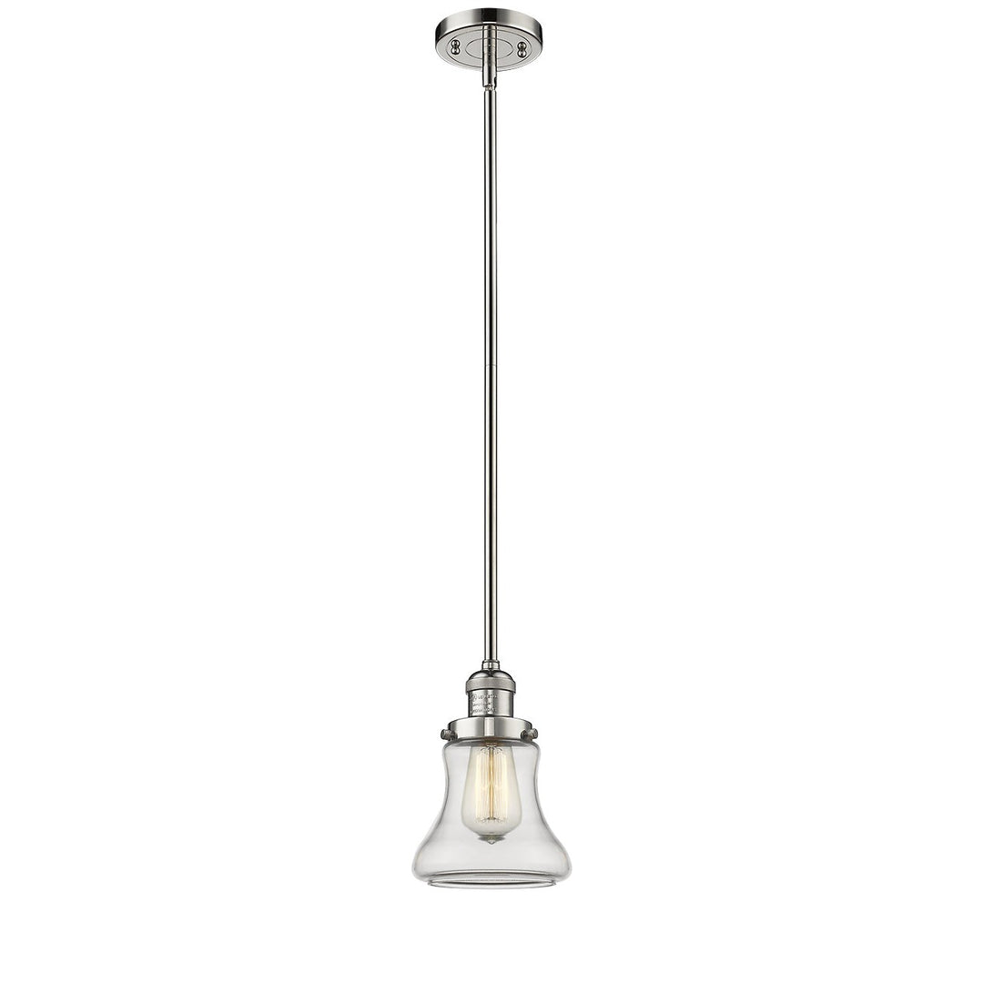 Innovations Franklin Restoration 201S-PN-G192-LED Pendant Light - Polished Nickel