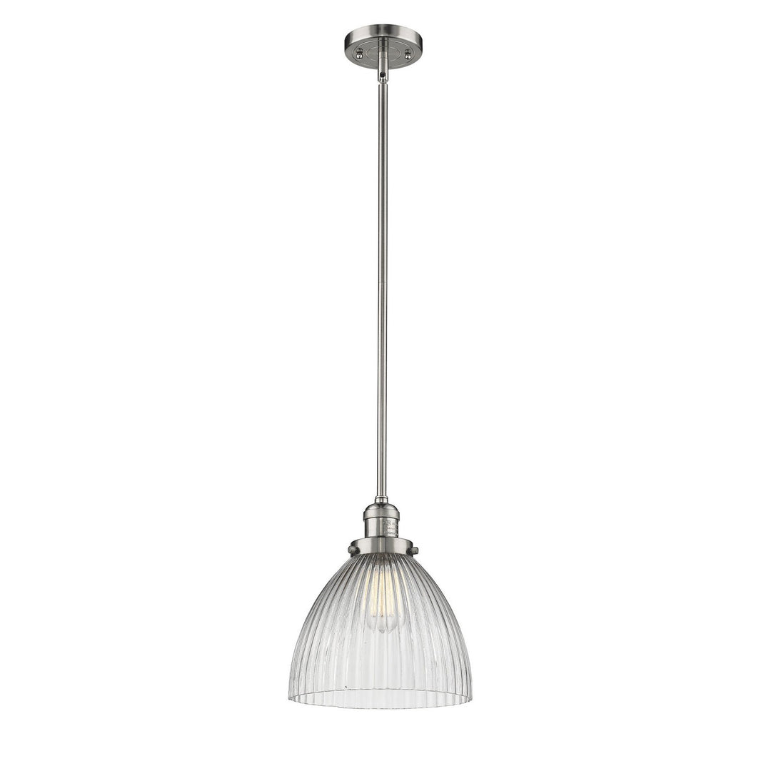 Innovations Franklin Restoration 201S-PN-G222-LED Pendant Light - Polished Nickel