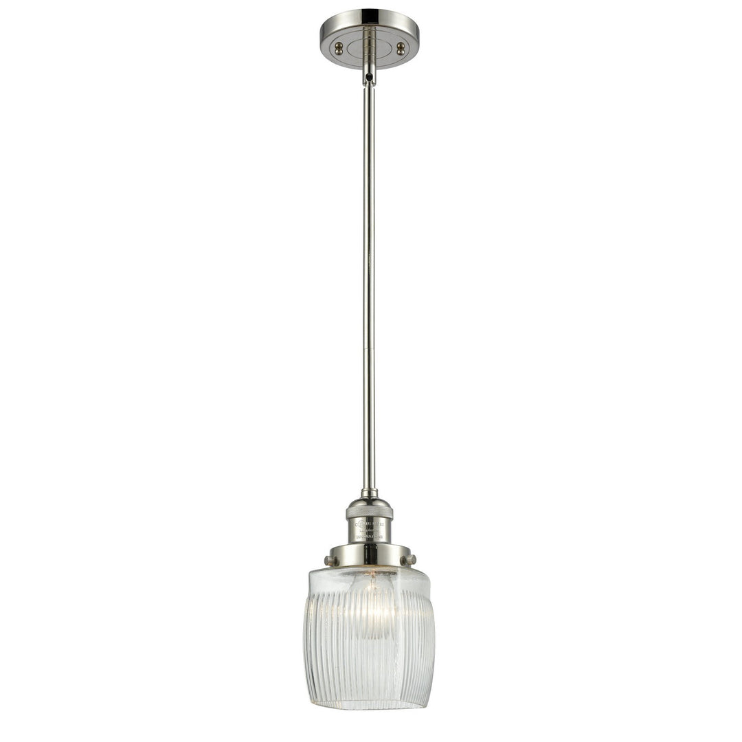 Innovations Franklin Restoration 201S-PN-G302-LED Pendant Light - Polished Nickel