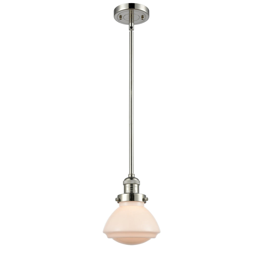 Innovations Franklin Restoration 201S-PN-G321 Pendant Light - Polished Nickel