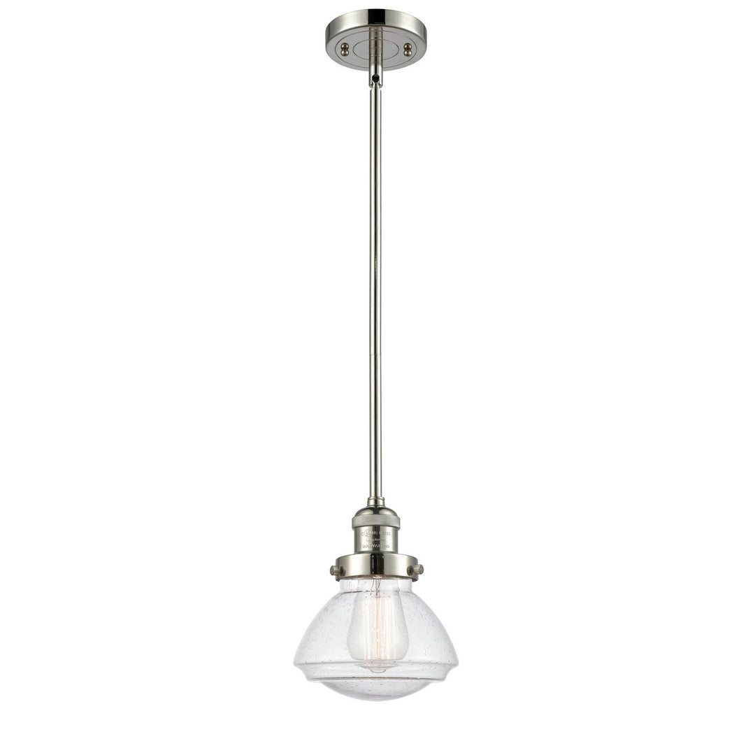 Innovations Franklin Restoration 201S-PN-G324 Pendant Light - Polished Nickel