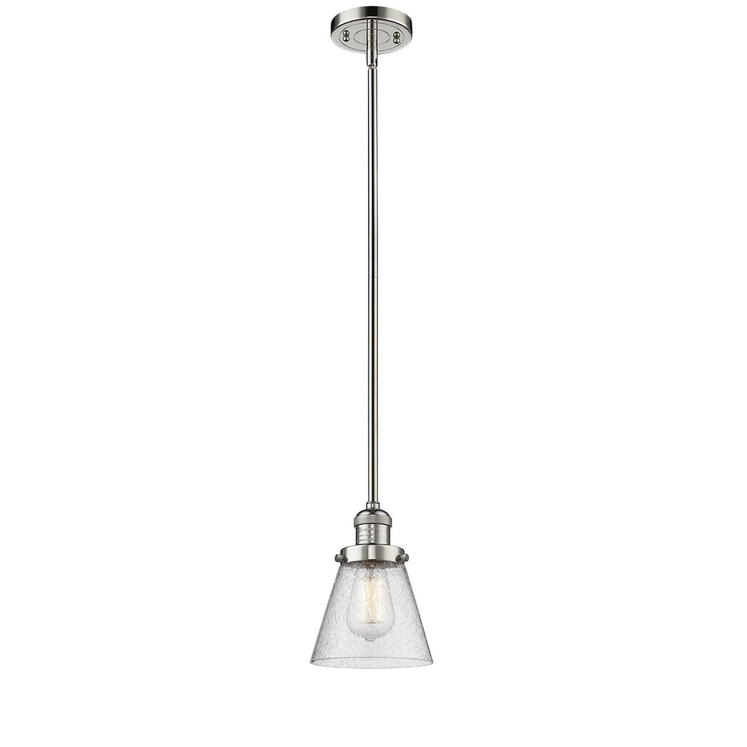 Innovations Franklin Restoration 201S-PN-G64-LED Pendant Light - Polished Nickel