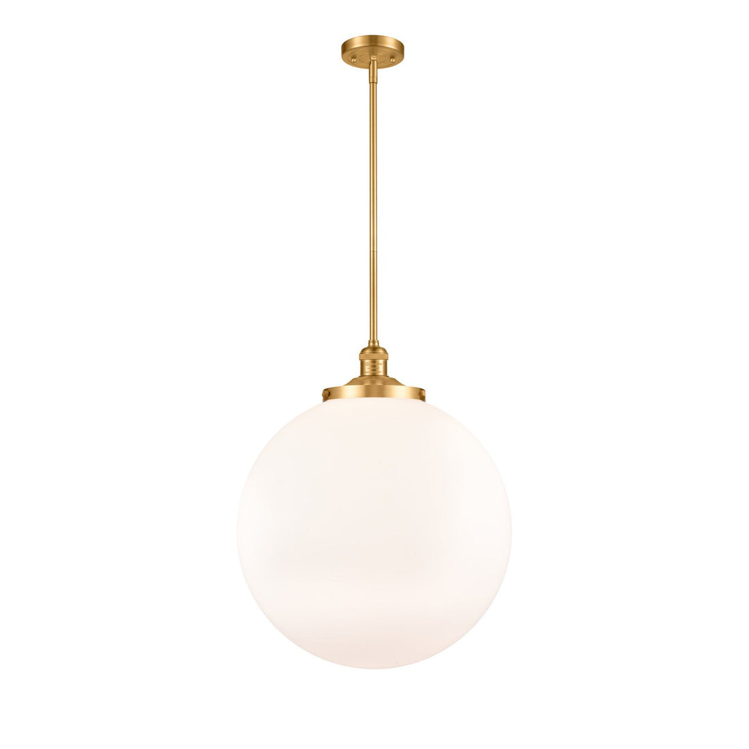 Innovations Franklin Restoration 201S-SG-G201-18-LED Pendant Light - Satin Gold