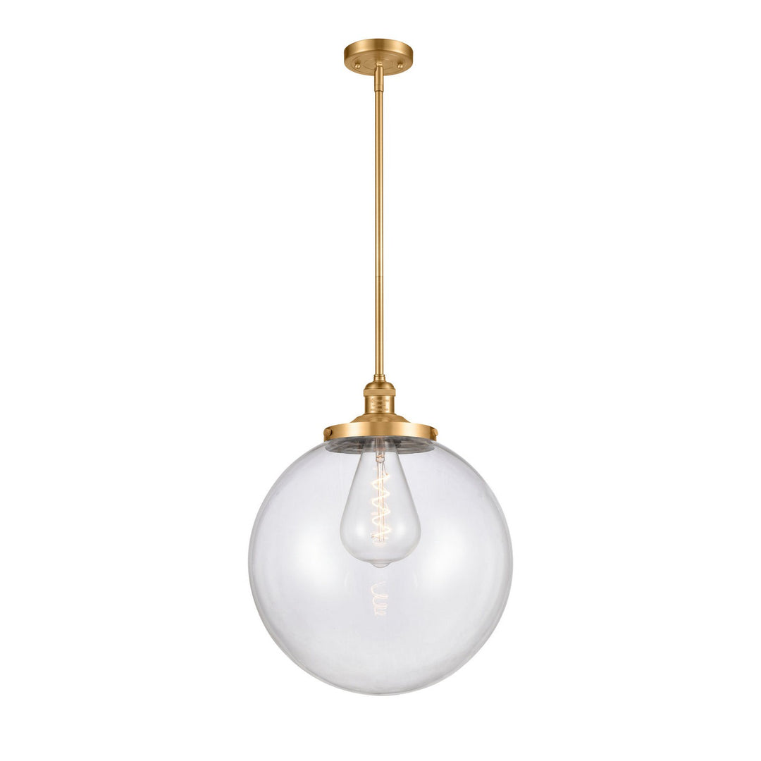 Innovations Franklin Restoration 201S-SG-G202-16-LED Pendant Light - Satin Gold