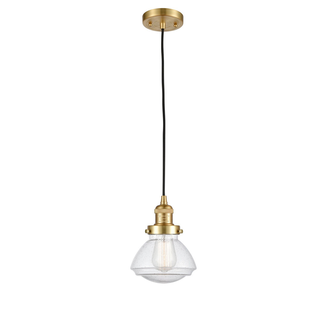 Innovations Franklin Restoration 201S-SG-G324 Pendant Light - Satin Gold