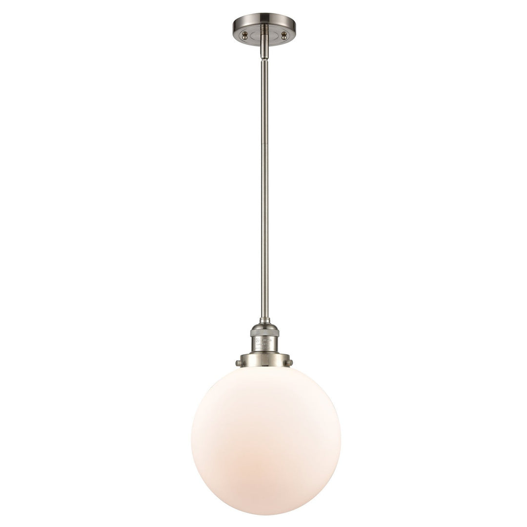 Innovations Franklin Restoration 201S-SN-G201-10-LED Pendant Light - Brushed Satin Nickel