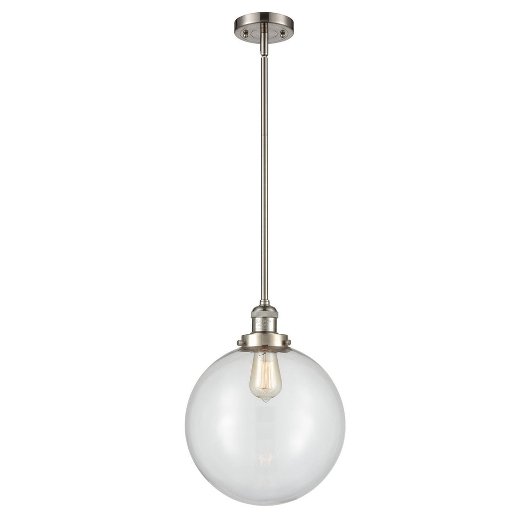 Innovations Franklin Restoration 201S-SN-G202-12 Pendant Light - Brushed Satin Nickel