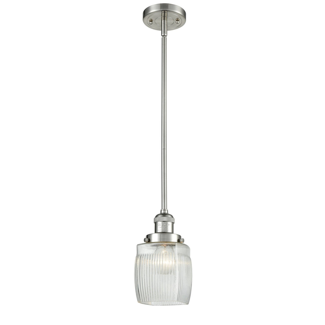 Innovations Franklin Restoration 201S-SN-G302 Pendant Light - Brushed Satin Nickel