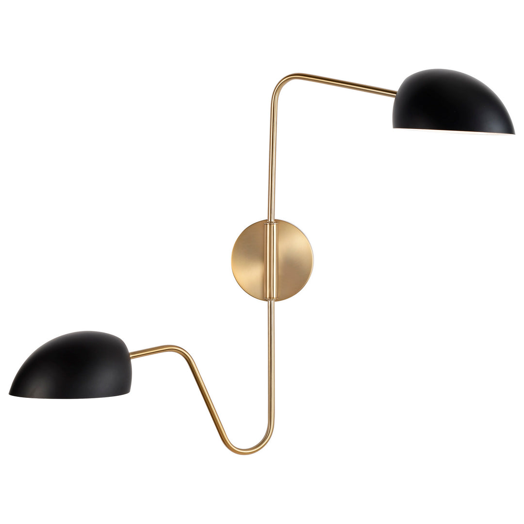 Nuvo Lighting 60-7393 Trilby Two Light Wall Sconce Lamp Two-Tone
