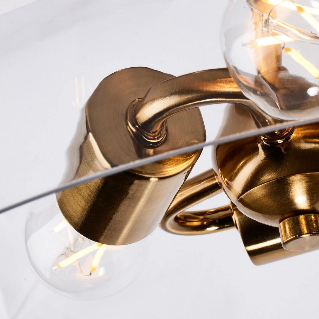 Nuvo Dover 60-7419 Ceiling Light - Vintage Brass