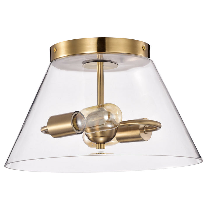 Nuvo Dover 60-7419 Ceiling Light - Vintage Brass