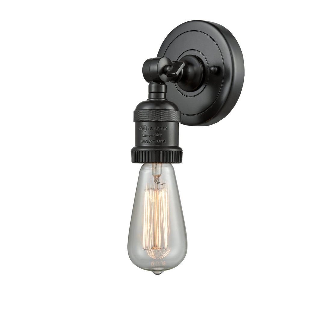 Innovations Franklin Restoration 202ADA-BK-LED Wall Sconce Light - Matte Black