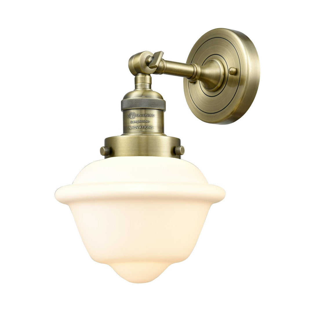 Innovations Franklin Restoration 203-AB-G531-LED Wall Sconce Light - Antique Brass