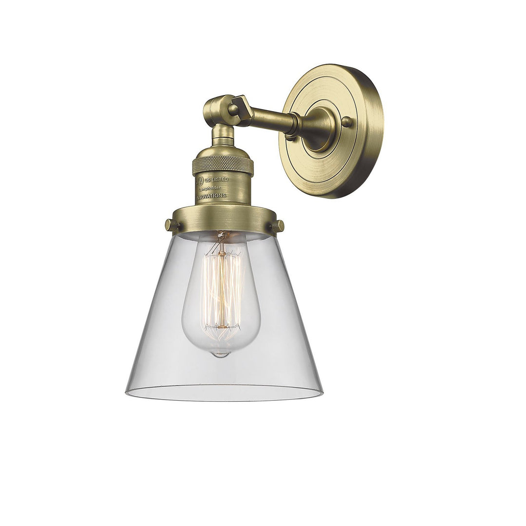 Innovations Franklin Restoration 203-AB-G62-LED Wall Sconce Light - Antique Brass