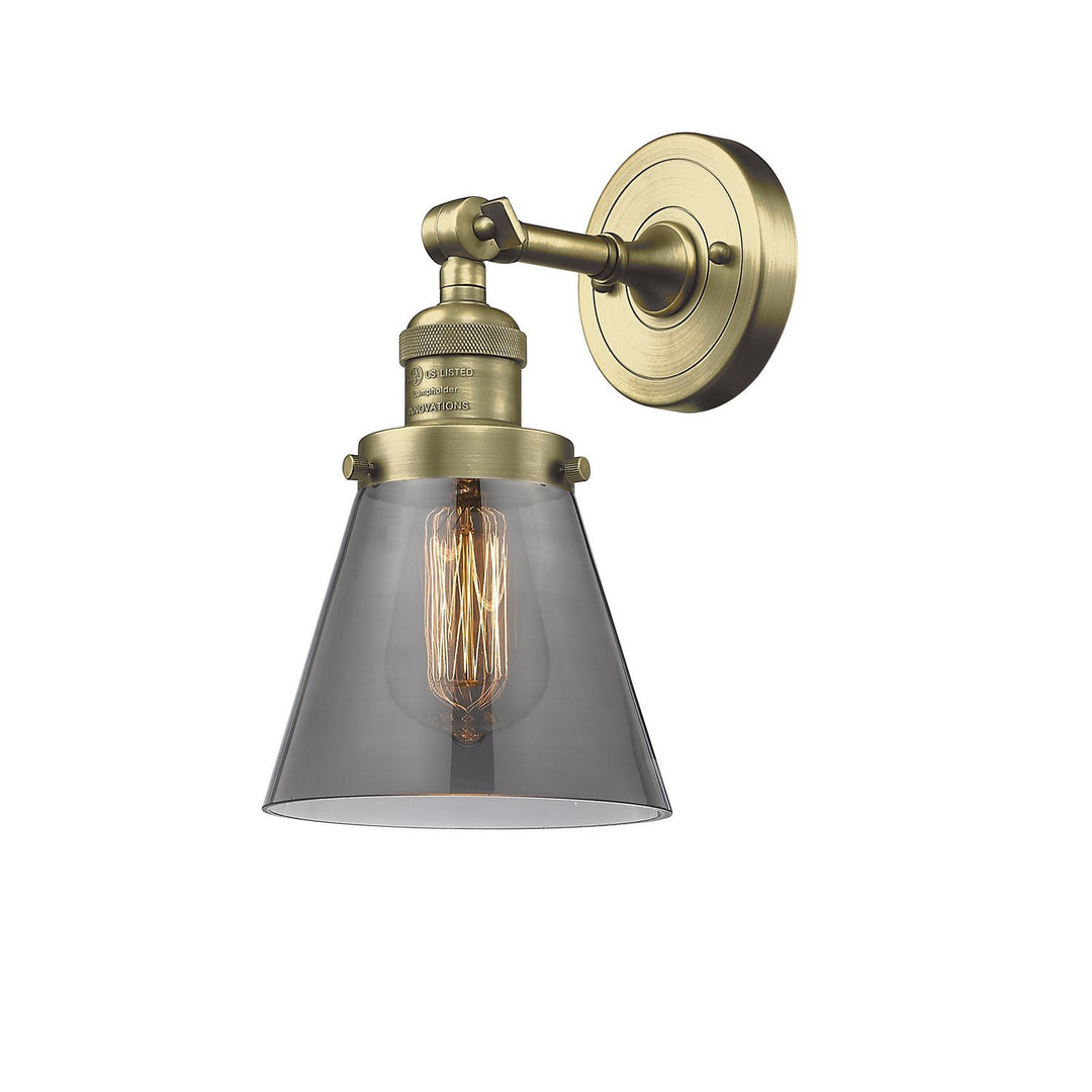 Innovations Franklin Restoration 203-AB-G63-LED Wall Sconce Light - Antique Brass