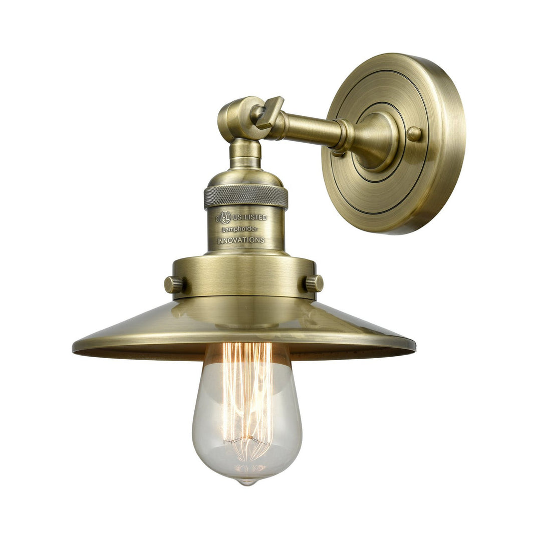 Innovations Franklin Restoration 203-AB-M4-LED Wall Sconce Light - Antique Brass