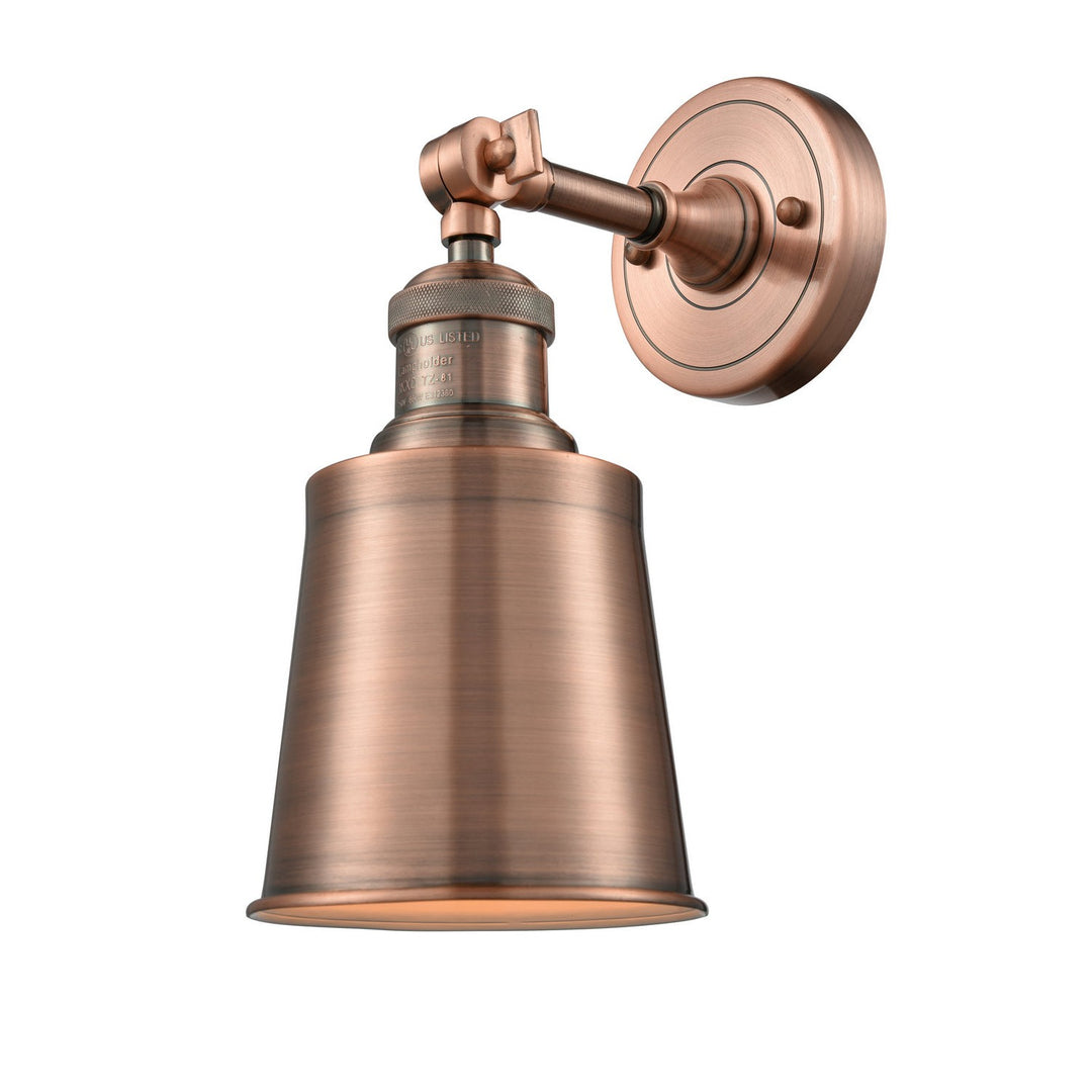 Innovations Franklin Restoration 203-AC-M9-AC Wall Sconce Light - Antique Copper