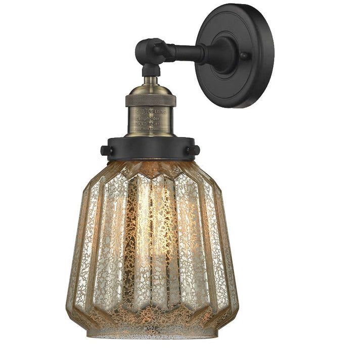 Innovations Franklin Restoration 203-BAB-G146-LED Wall Sconce Light - Black Antique Brass