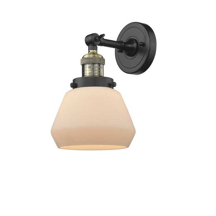 Innovations Franklin Restoration 203-BAB-G171-LED Wall Sconce Light - Black Antique Brass
