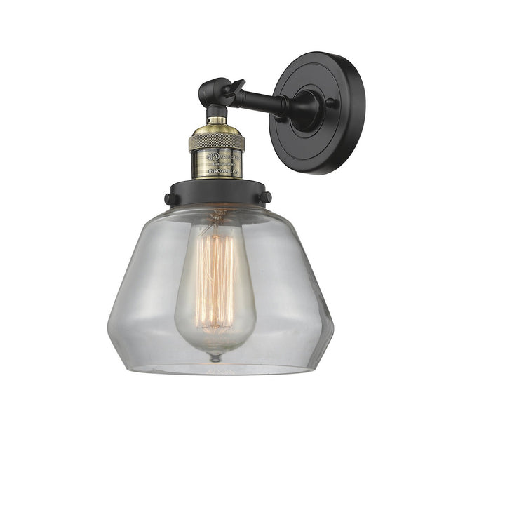 Innovations Franklin Restoration 203-BAB-G172 Wall Sconce Light - Black Antique Brass