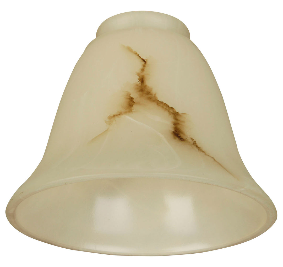 Craftmade Lighting 163  2 1/4`` Glass Lamp Shade Brown Swirl Alabaster