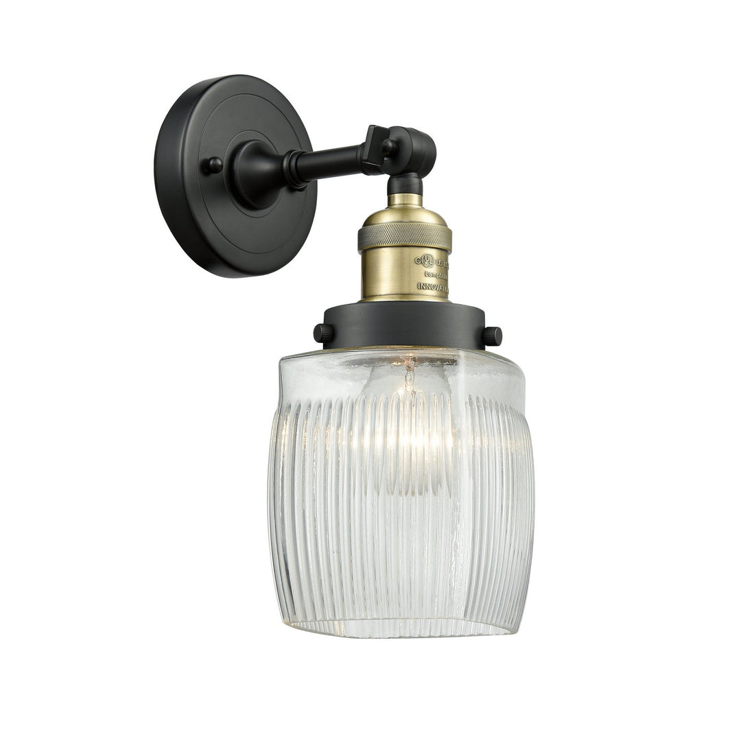 Innovations Franklin Restoration 203-BAB-G302-LED Wall Sconce Light - Black Antique Brass