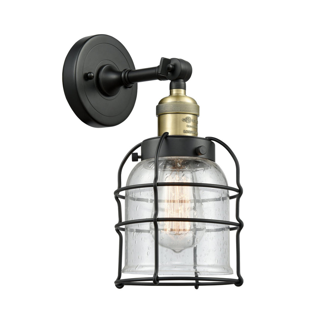 Innovations Franklin Restoration 203-BAB-G54-CE-LED Wall Sconce Light - Black Antique Brass