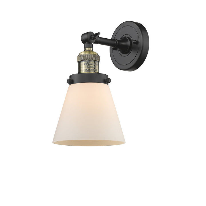 Innovations Franklin Restoration 203-BAB-G61-LED Wall Sconce Light - Black Antique Brass