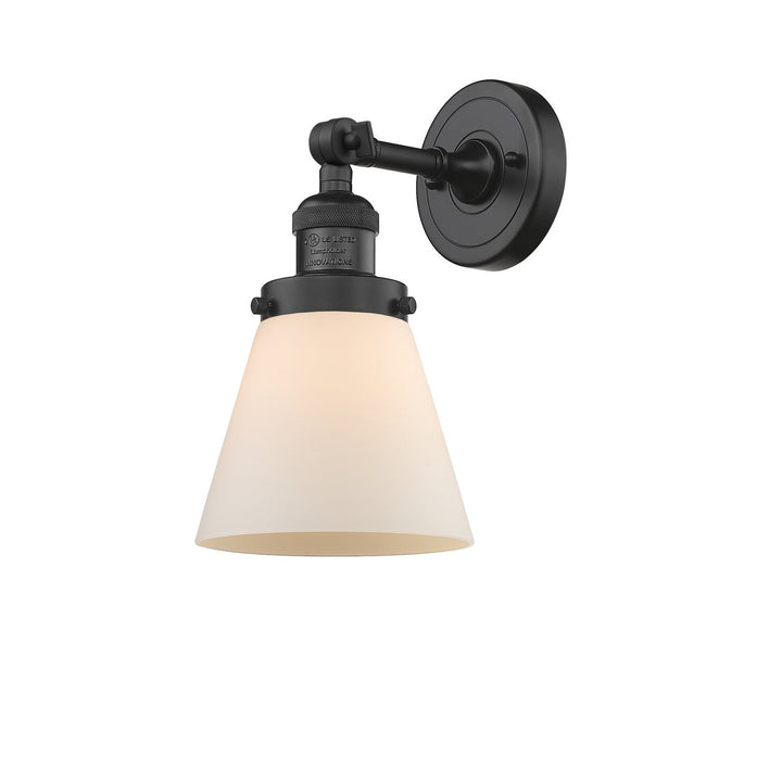 Innovations Franklin Restoration 203-BK-G61 Wall Sconce Light - Matte Black