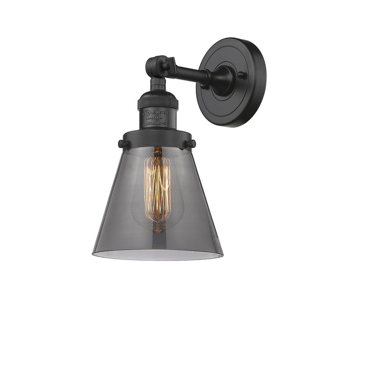 Innovations Franklin Restoration 203-BK-G63 Wall Sconce Light - Matte Black