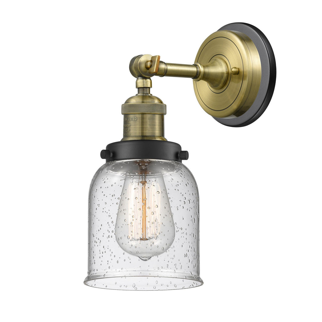 Innovations Franklin Restoration 203BP-ABBK-G54 Wall Sconce Light - Antique Brass