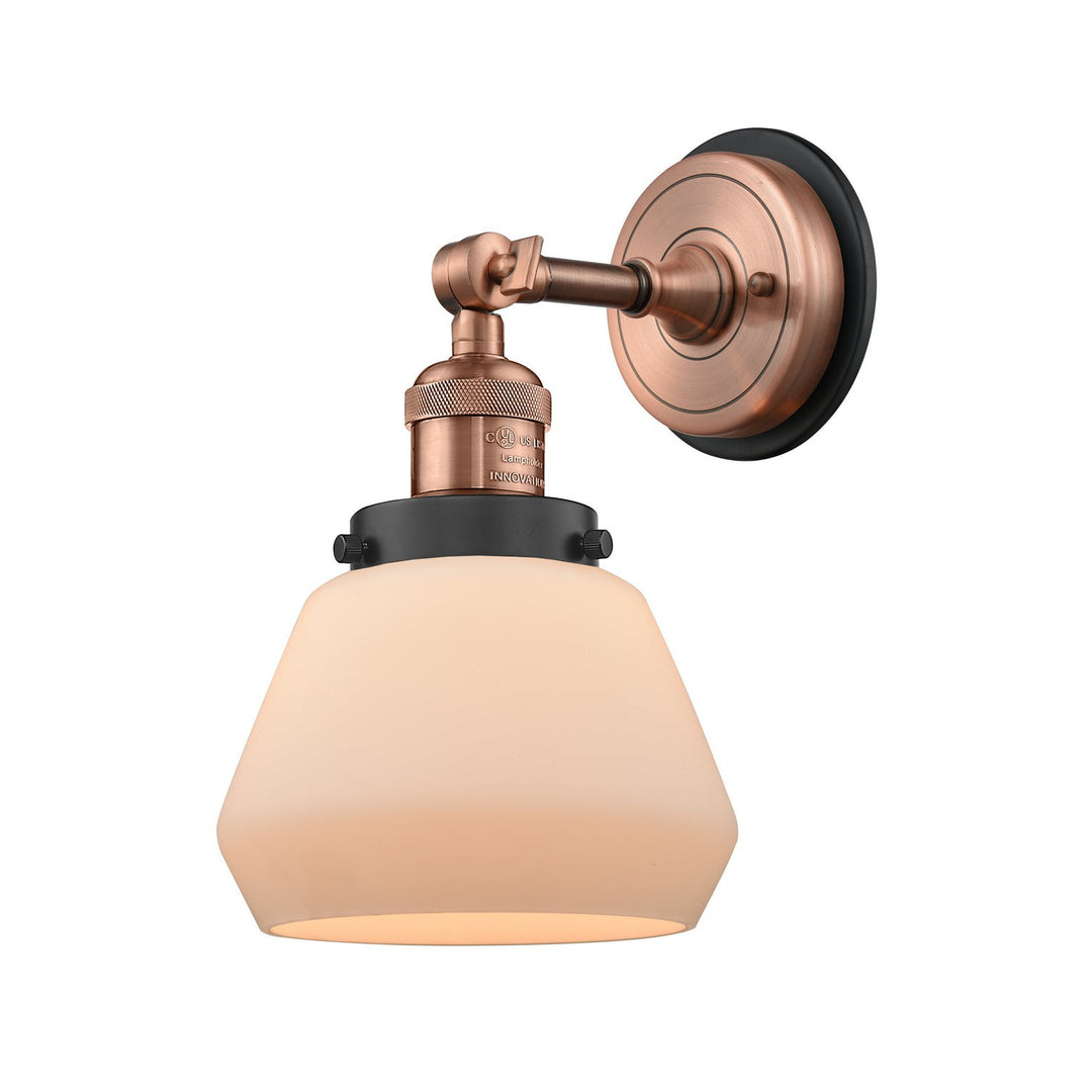 Innovations Franklin Restoration 203BP-ACBK-G171 Wall Sconce Light - Antique Copper