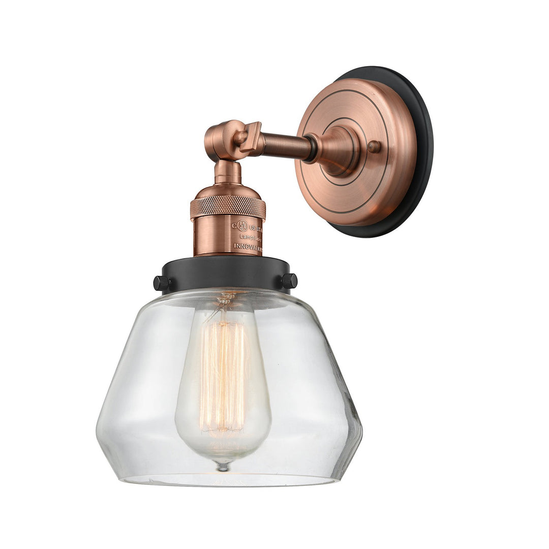 Innovations Franklin Restoration 203BP-ACBK-G172 Wall Sconce Light - Antique Copper