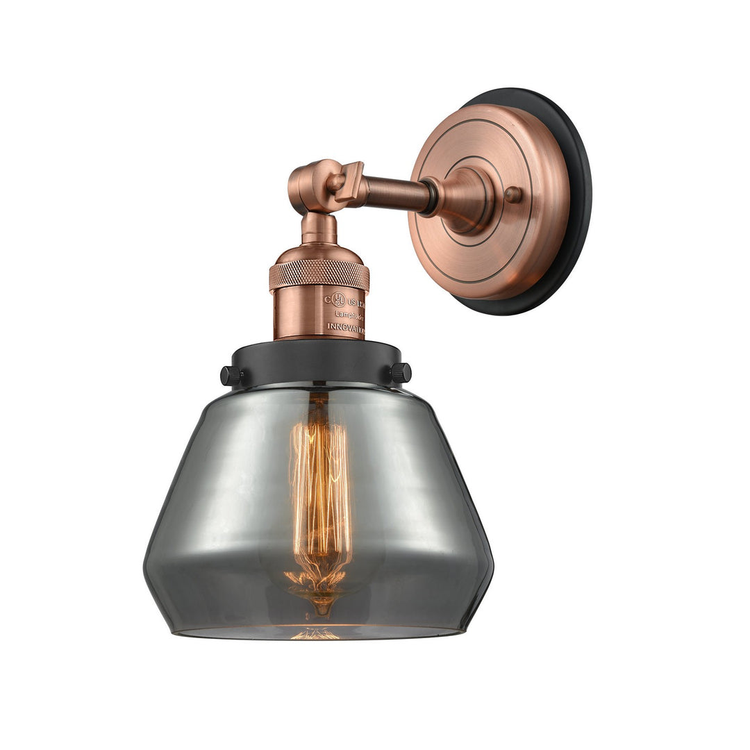 Innovations Franklin Restoration 203BP-ACBK-G173 Wall Sconce Light - Antique Copper