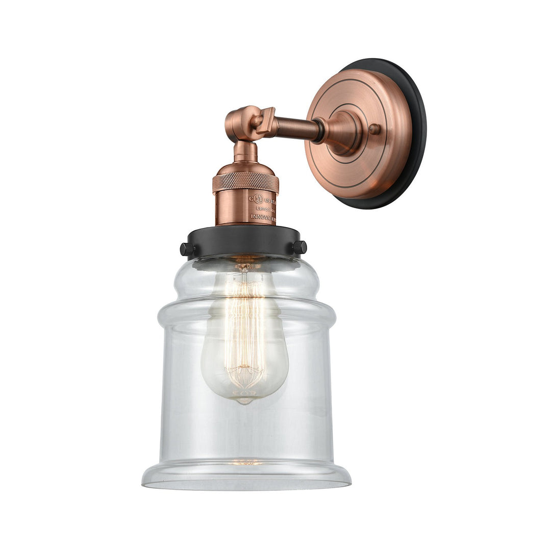 Innovations Franklin Restoration 203BP-ACBK-G182 Wall Sconce Light - Antique Copper
