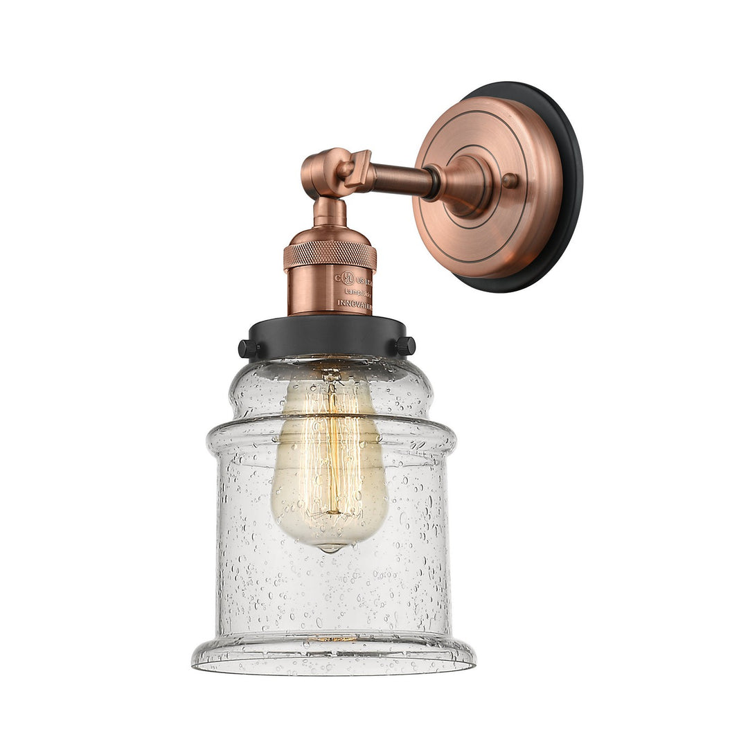 Innovations Franklin Restoration 203BP-ACBK-G184 Wall Sconce Light - Antique Copper