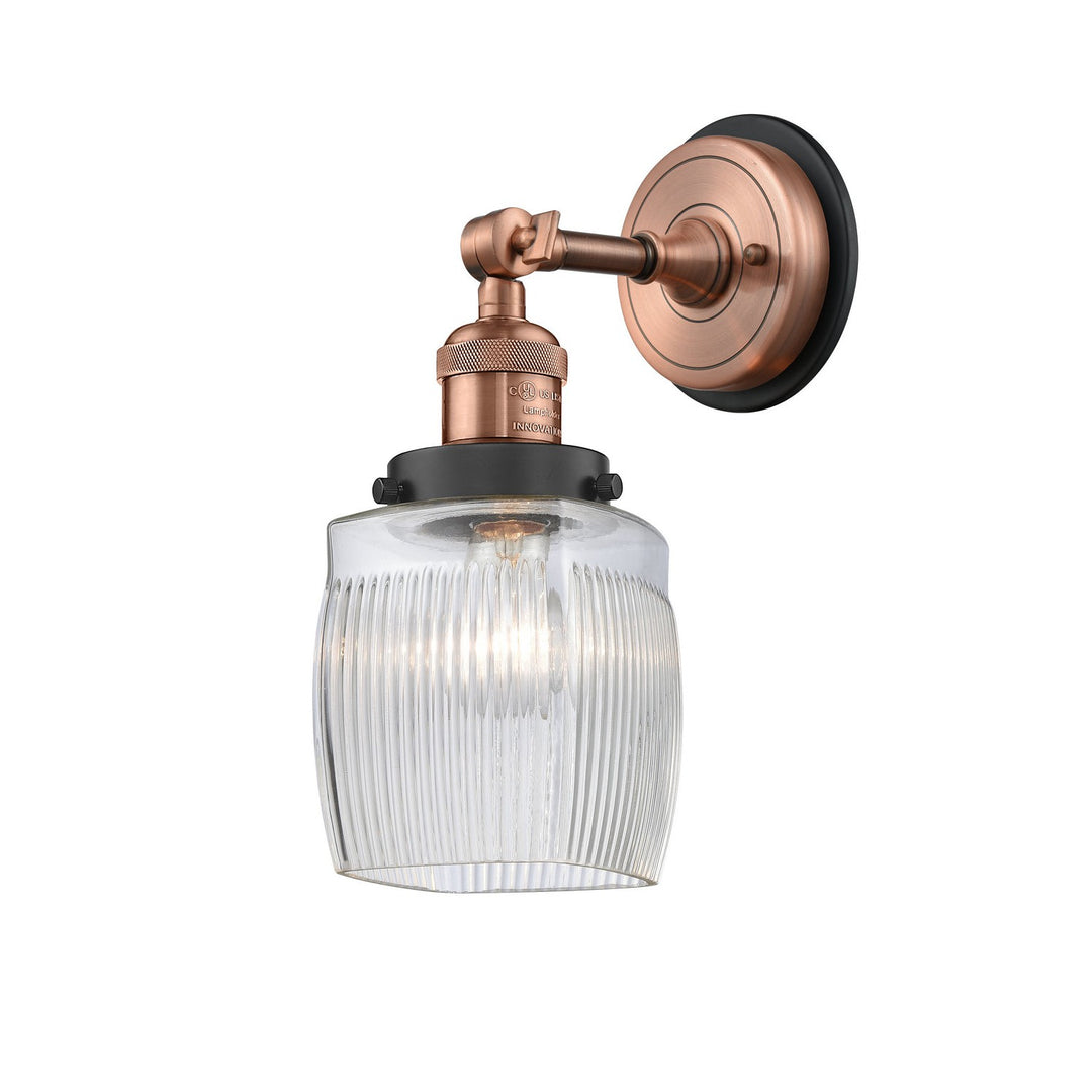 Innovations Franklin Restoration 203BP-ACBK-G302 Wall Sconce Light - Antique Copper