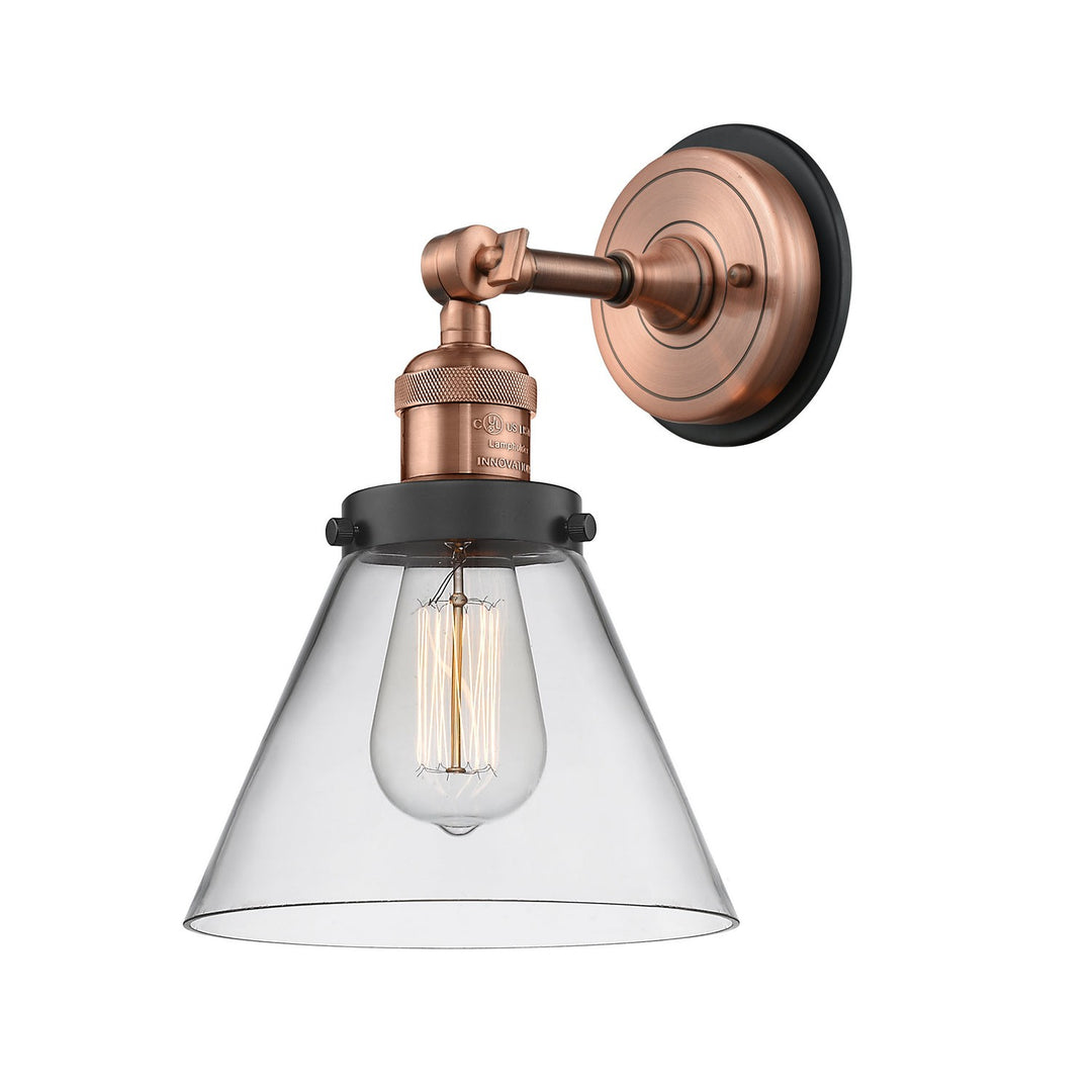 Innovations Franklin Restoration 203BP-ACBK-G42 Wall Sconce Light - Antique Copper