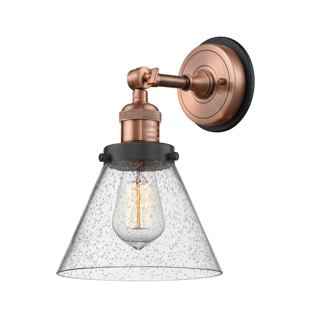 Innovations Franklin Restoration 203BP-ACBK-G44 Wall Sconce Light - Antique Copper