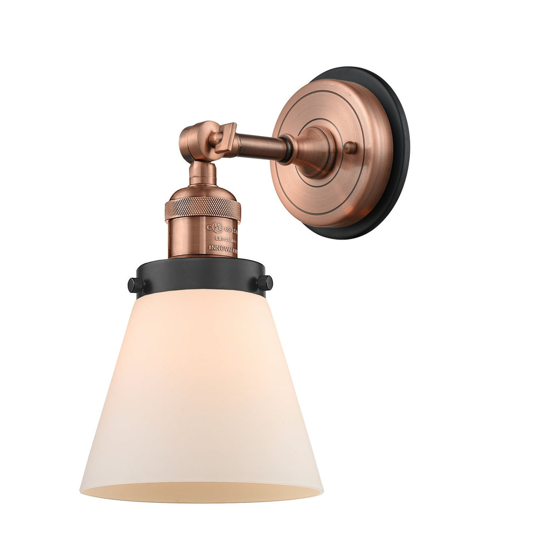 Innovations Franklin Restoration 203BP-ACBK-G61 Wall Sconce Light - Antique Copper